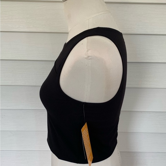 Avia Women’s BLACK ASYM RIB BRA TANK TOP SIZE XS NWT - Picture 4 of 4